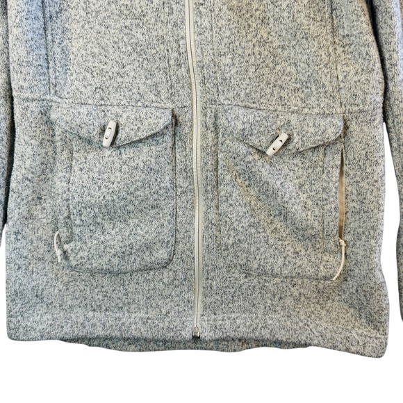 The North Face Women's Yumiori Full Zip Grey Hooded Jacket Womens S Fleece - Picture 11 of 11